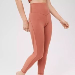Aerie OFFLINE Real Me High Waisted Mesh Legging, Canyon Creek, XS